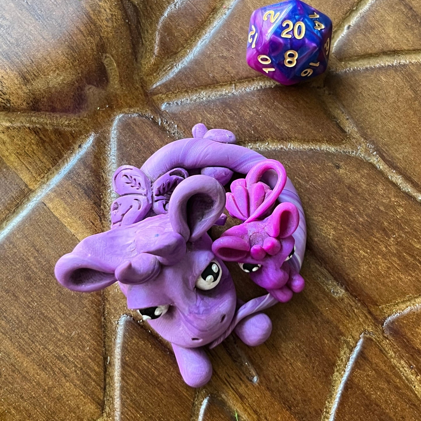 Baby Dice Dragon - Purple