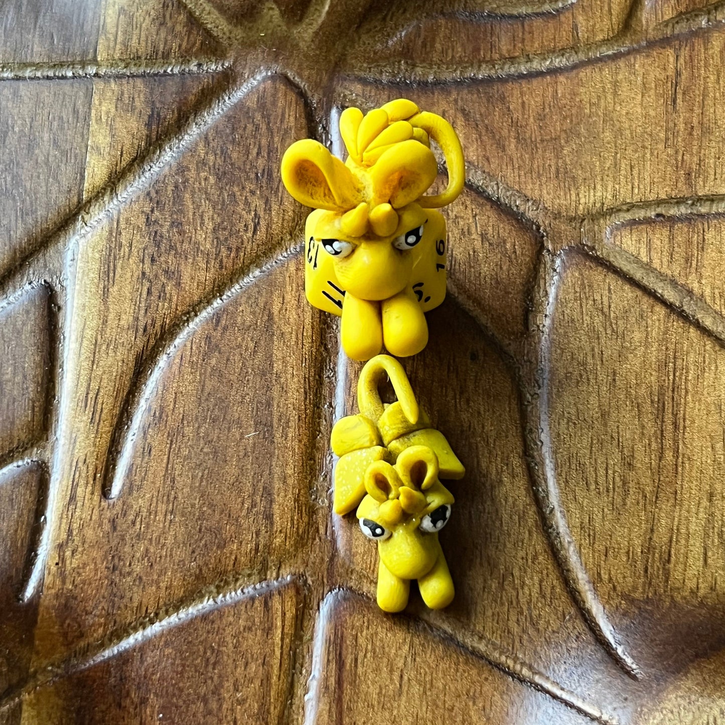 Baby Dice Dragon - Yellow