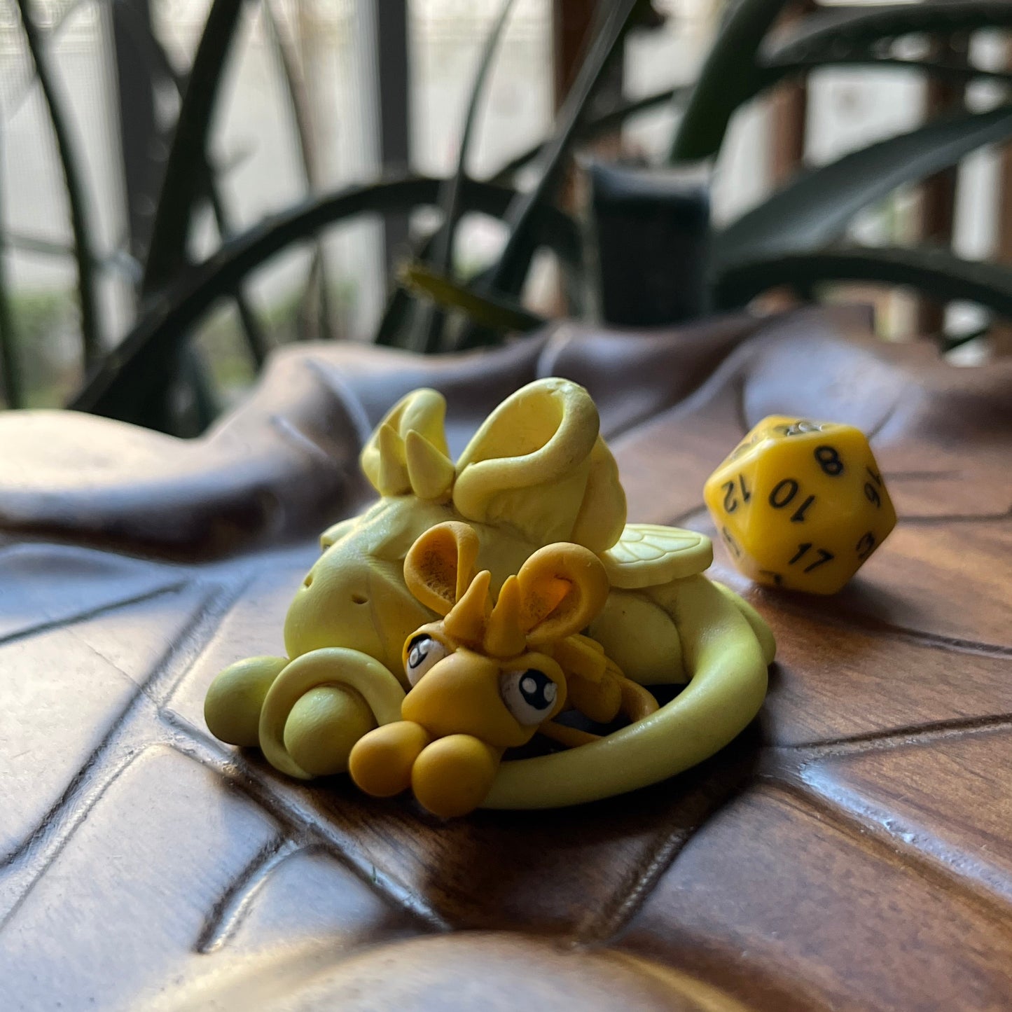Baby Dice Dragon - Yellow