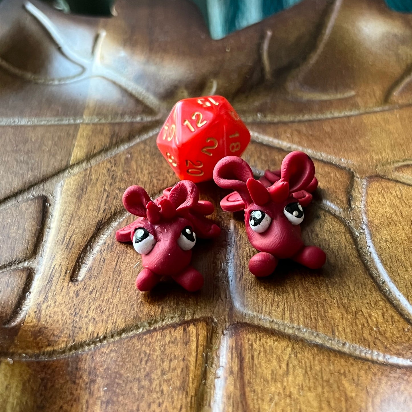 Baby Dice Dragon - Red
