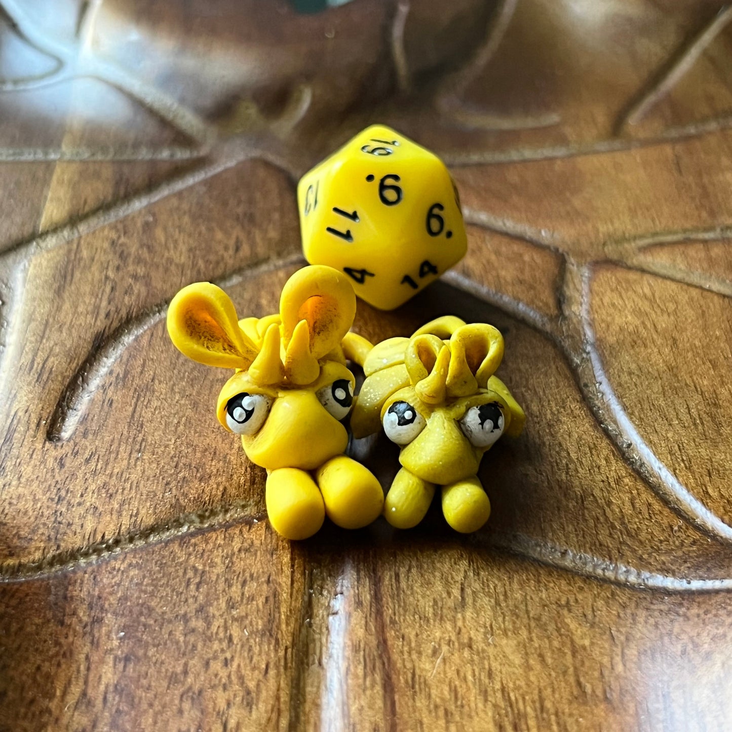 Baby Dice Dragon - Yellow