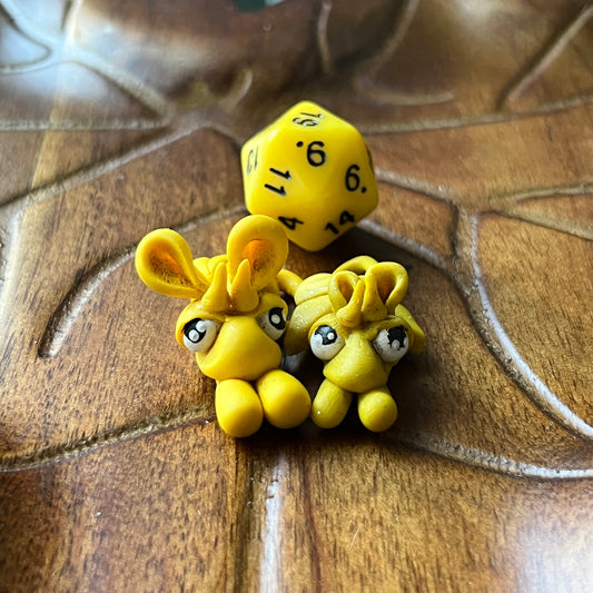 Baby Dice Dragon - Yellow