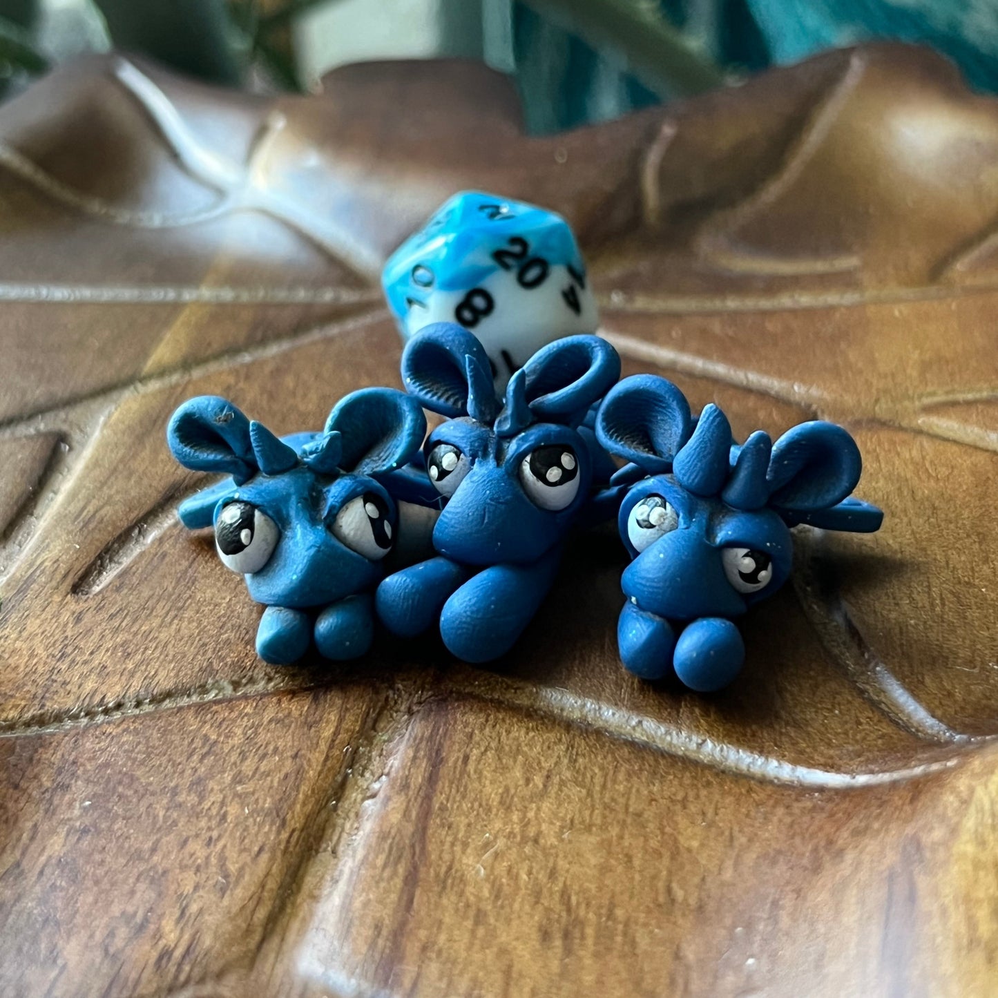 Baby Dice Dragon - Blue