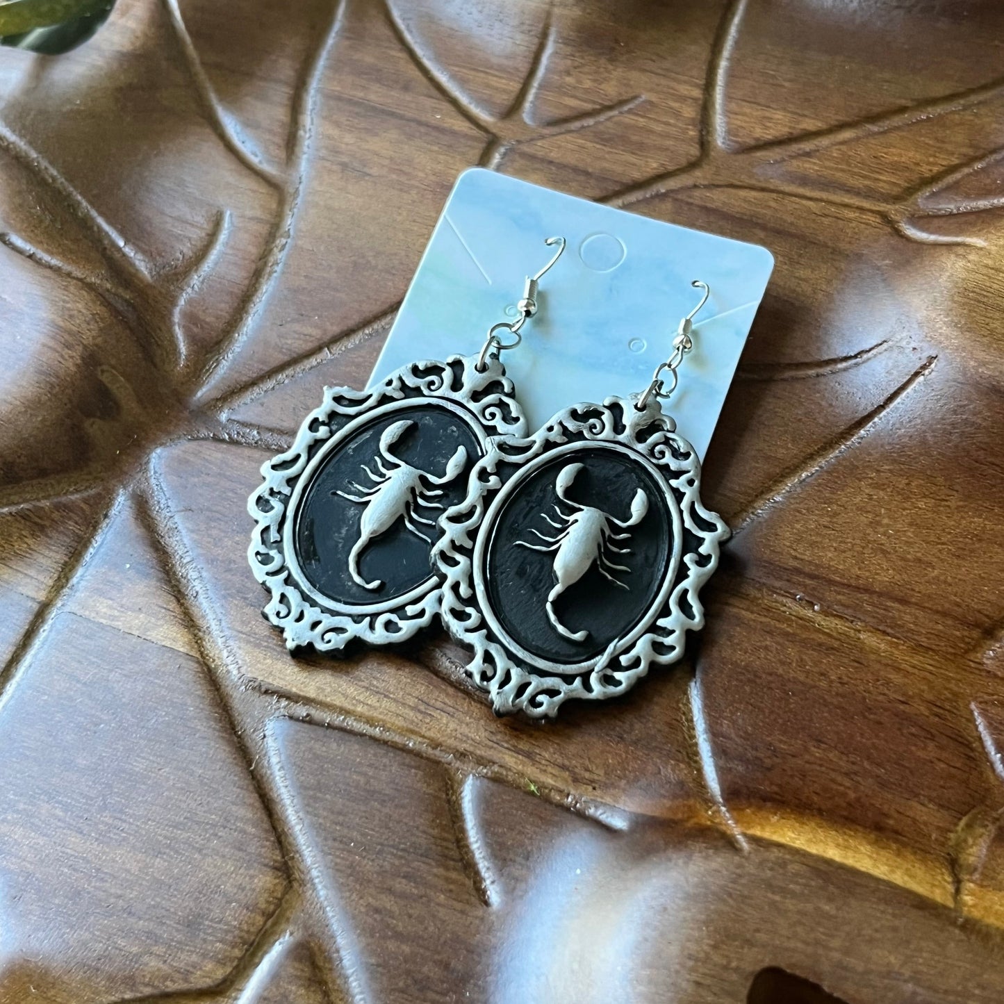 Scorpion Cameo Dangles