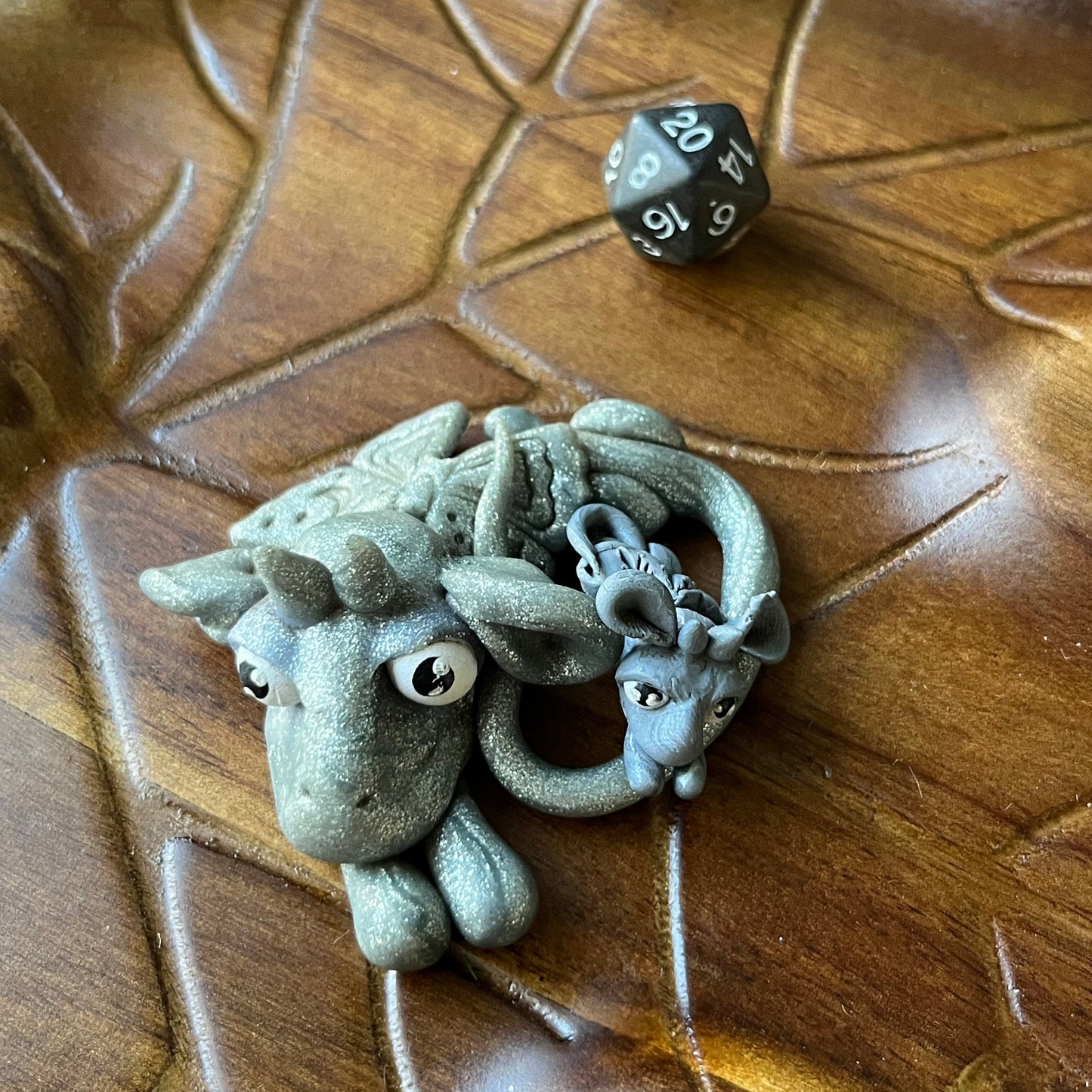 Baby Dice Dragon - Silver