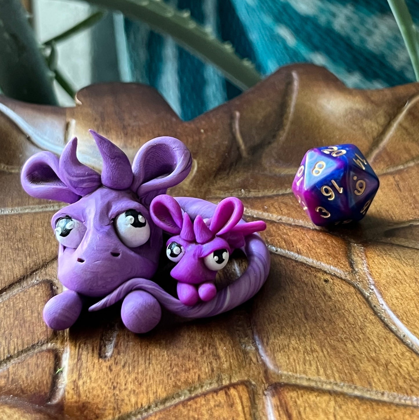 Baby Dice Dragon - Purple