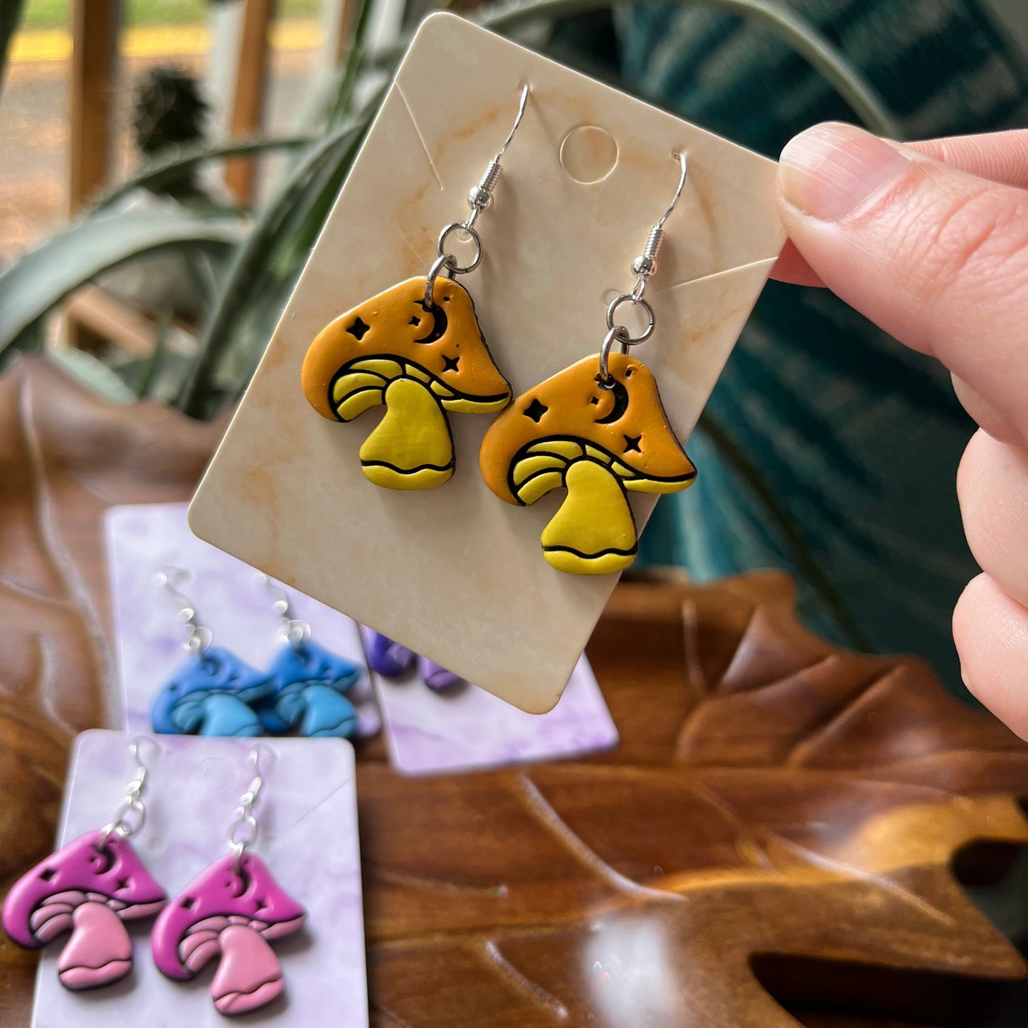 Celestial Mushroom Dangles