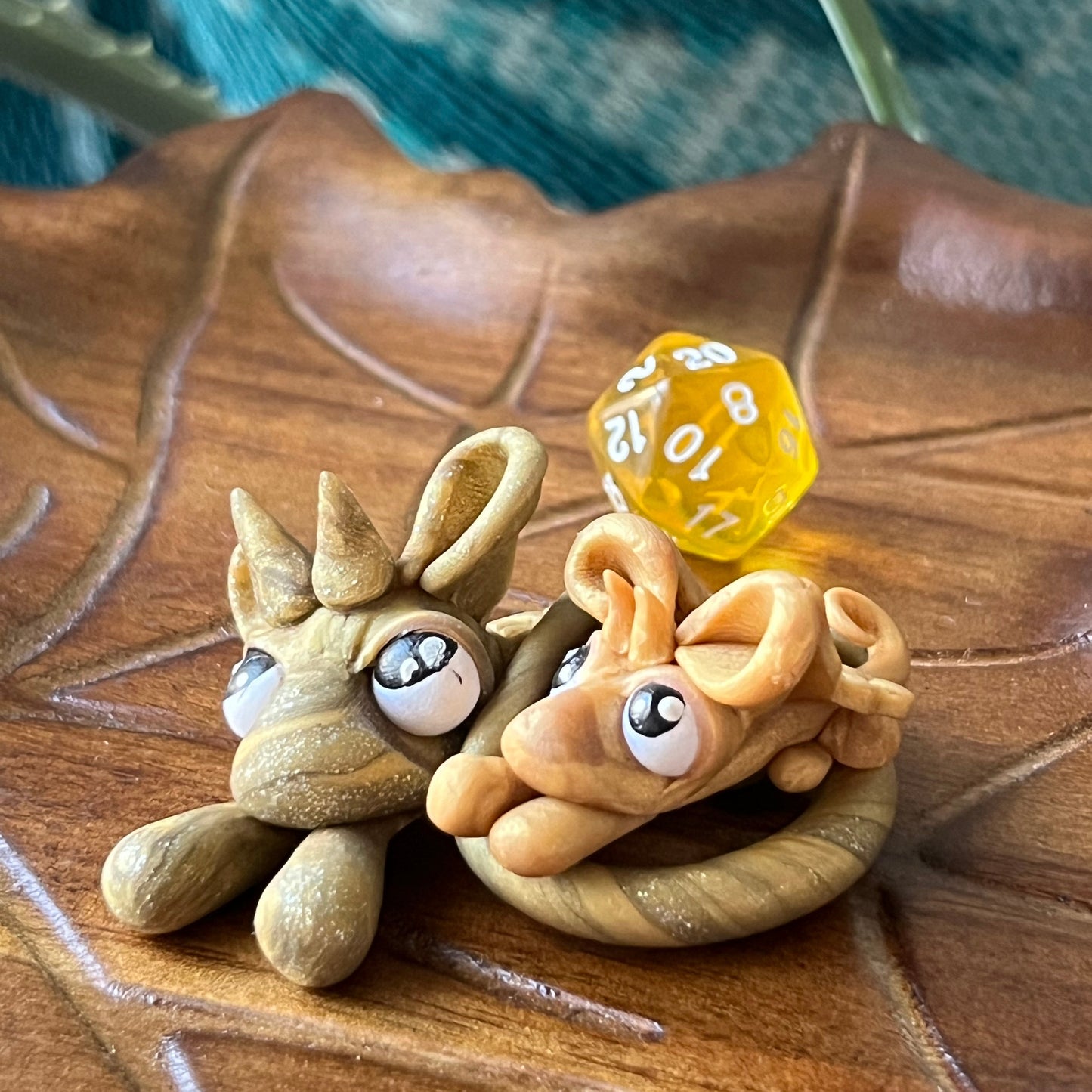 Baby Dice Dragon - Gold