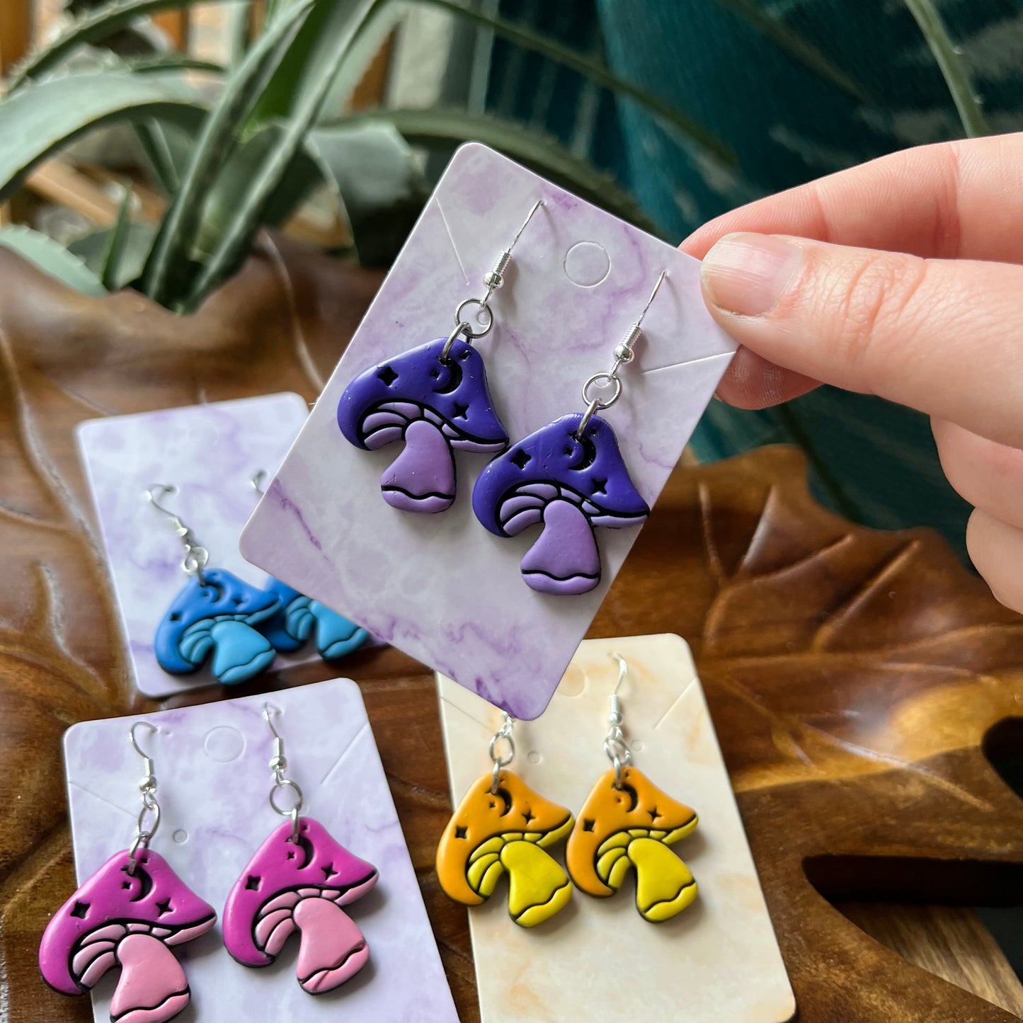 Celestial Mushroom Dangles