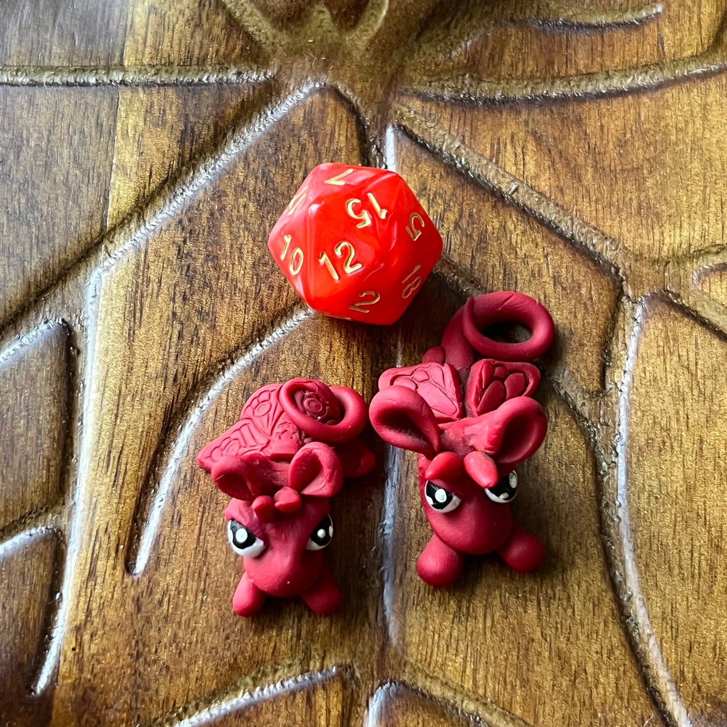 Baby Dice Dragon - Red
