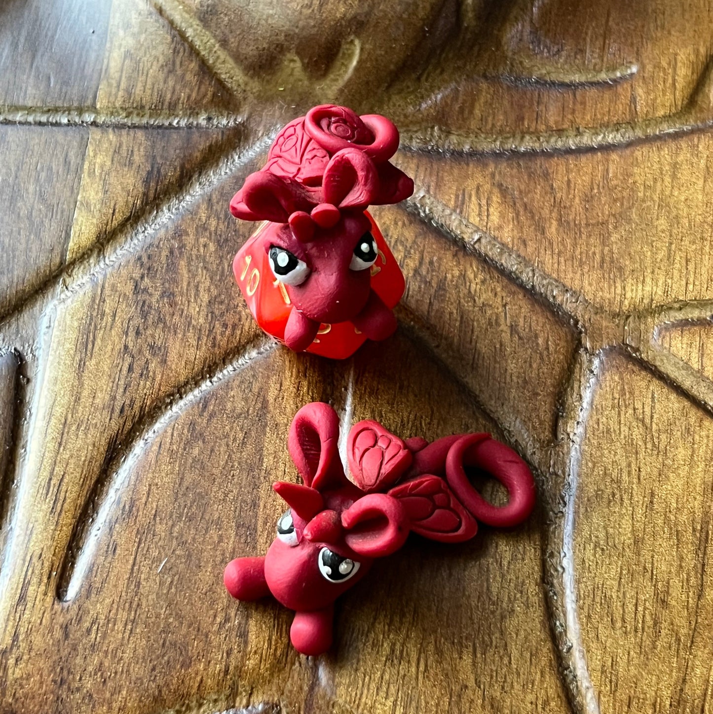 Baby Dice Dragon - Red