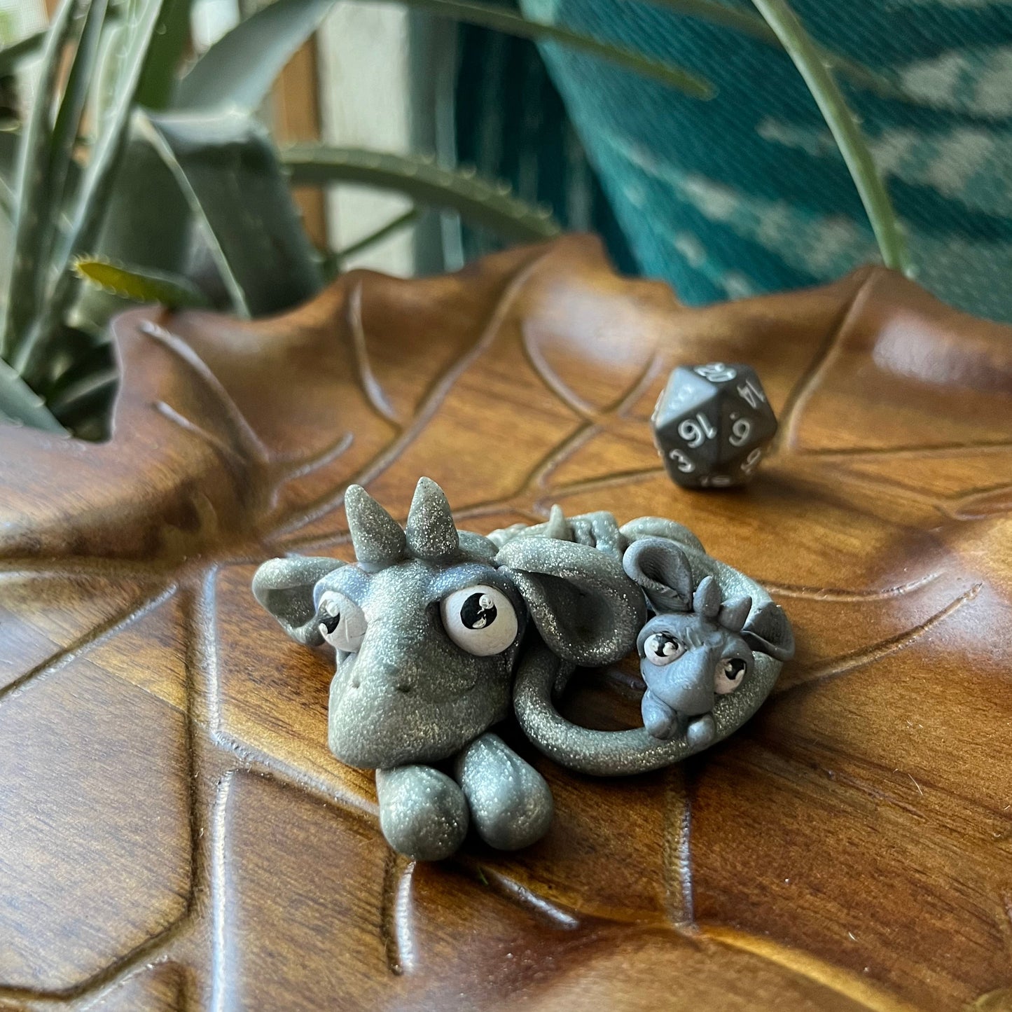 Baby Dice Dragon - Silver