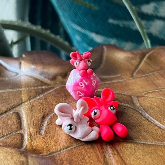 Baby Dice Dragon - Pink