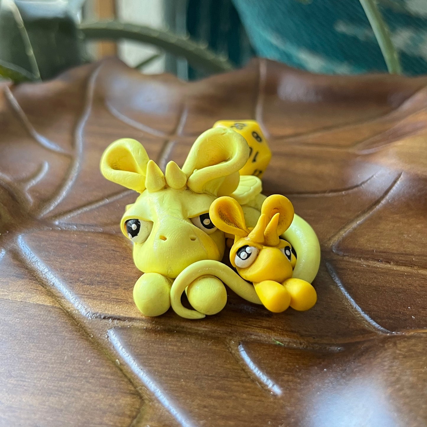 Baby Dice Dragon - Yellow