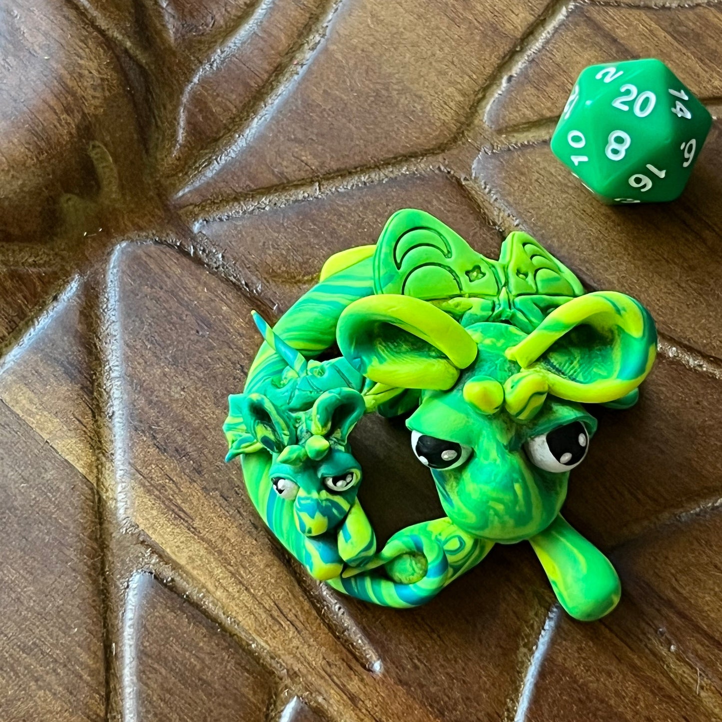 Baby Dice Dragon - Green