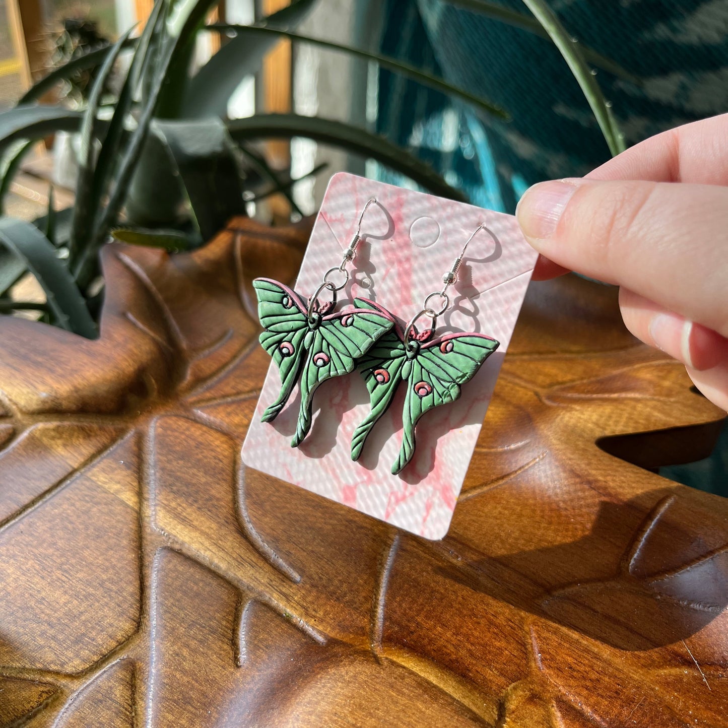Luna Moth Dangle