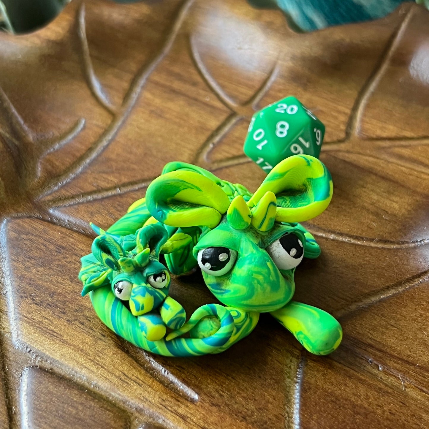 Baby Dice Dragon - Green