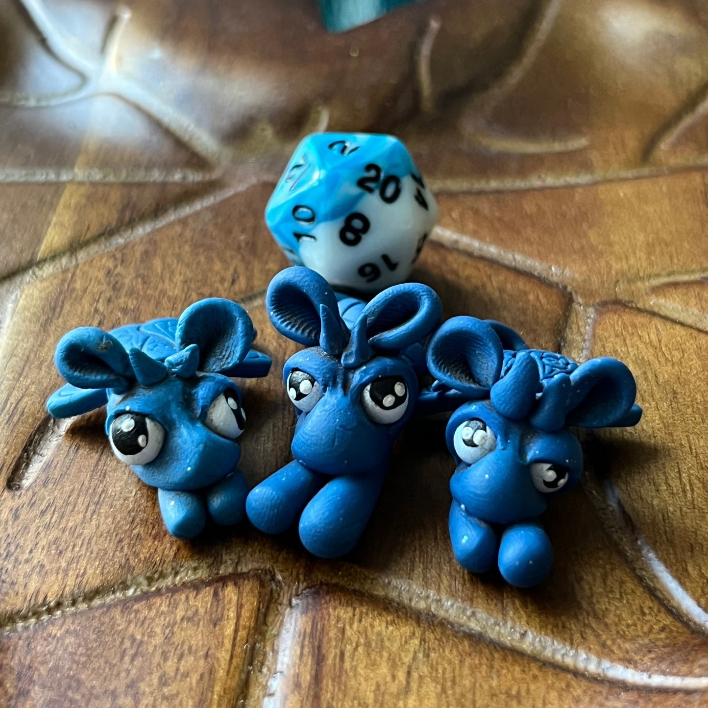 Baby Dice Dragon - Blue