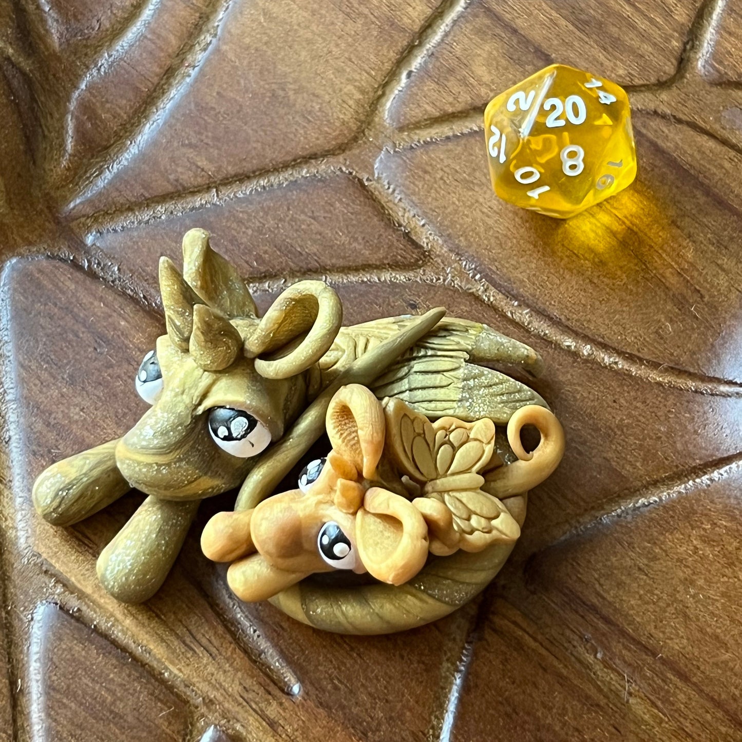 Baby Dice Dragon - Gold