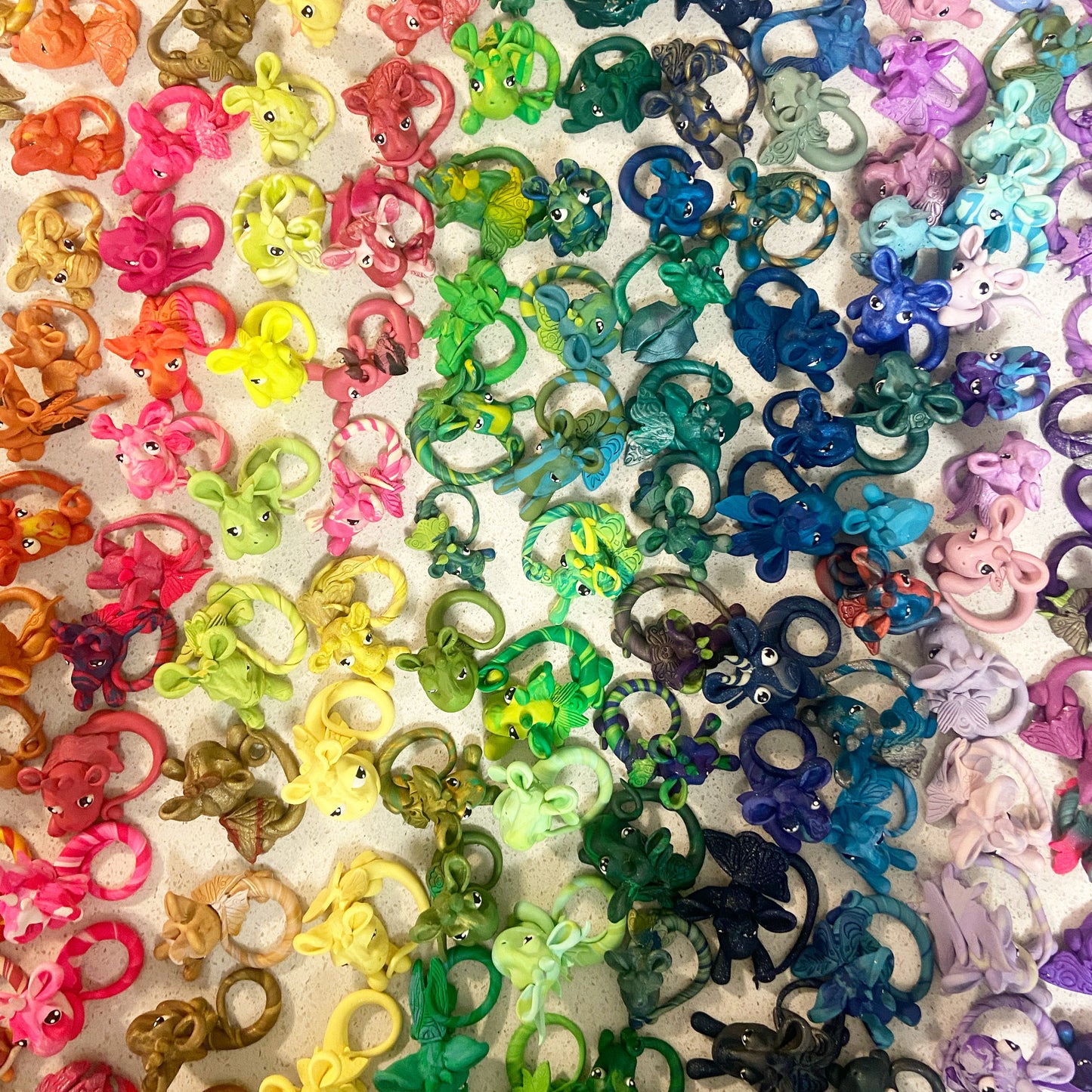 Handmade Dice Dragon - Red