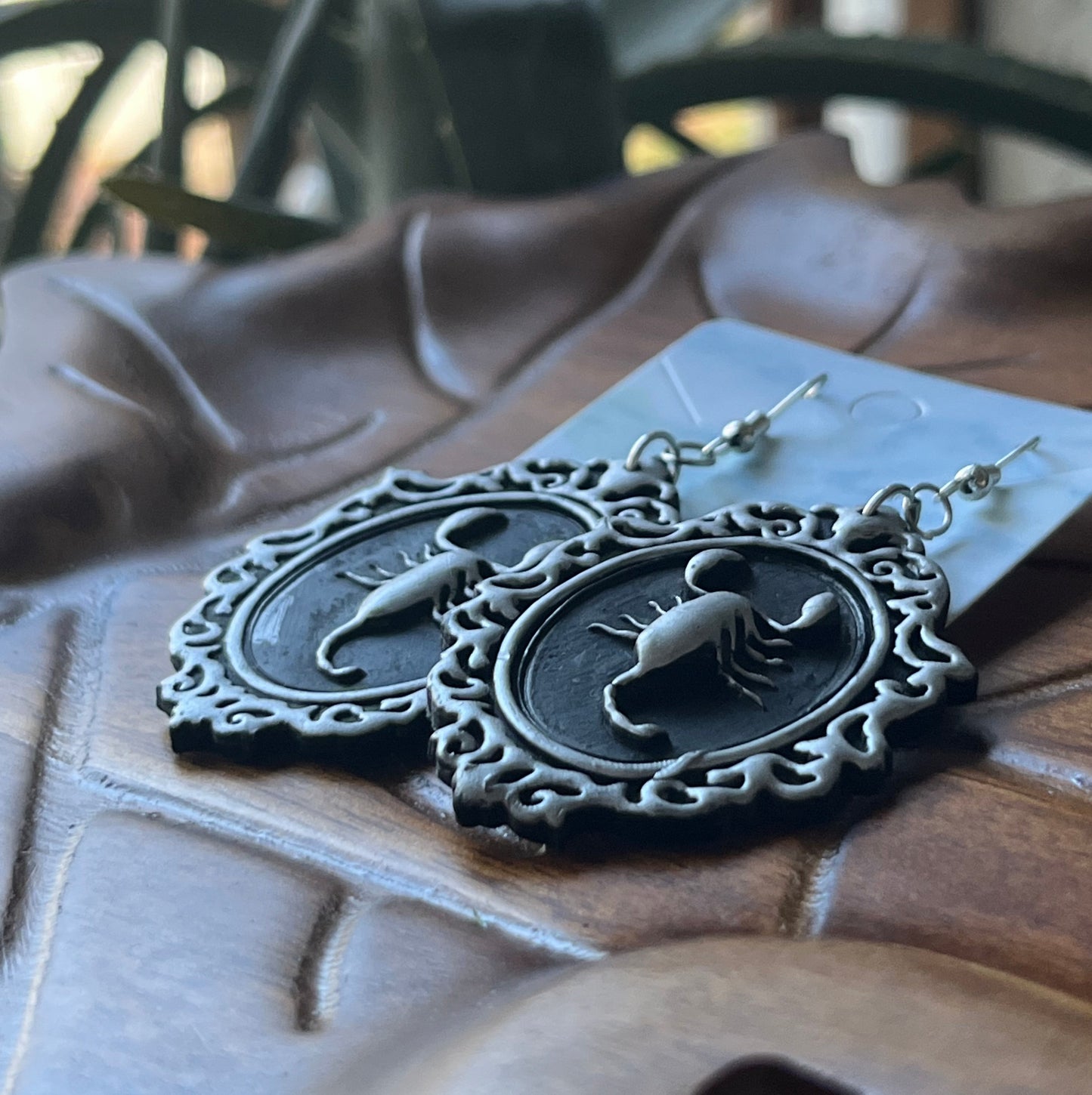 Scorpion Cameo Dangles