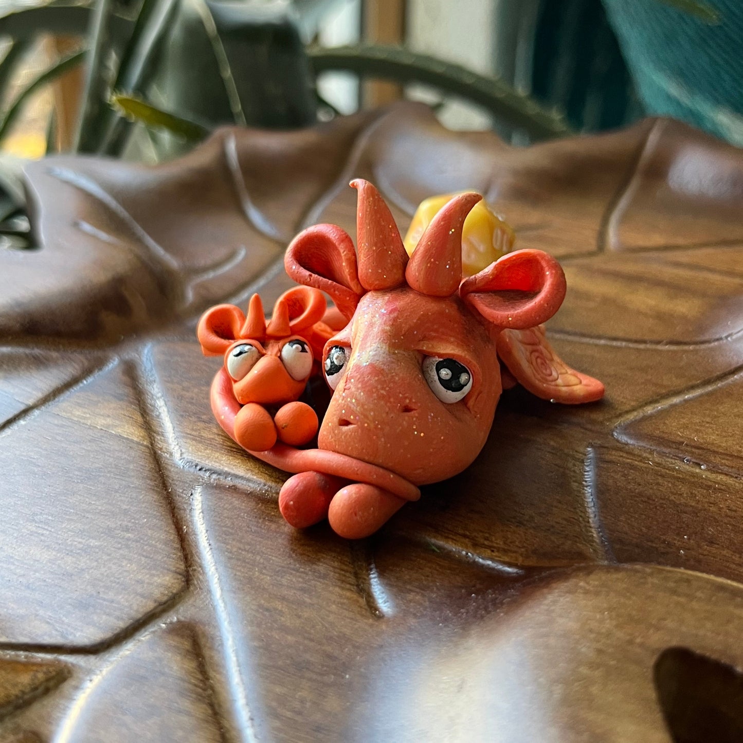 Baby Dice Dragon - Orange