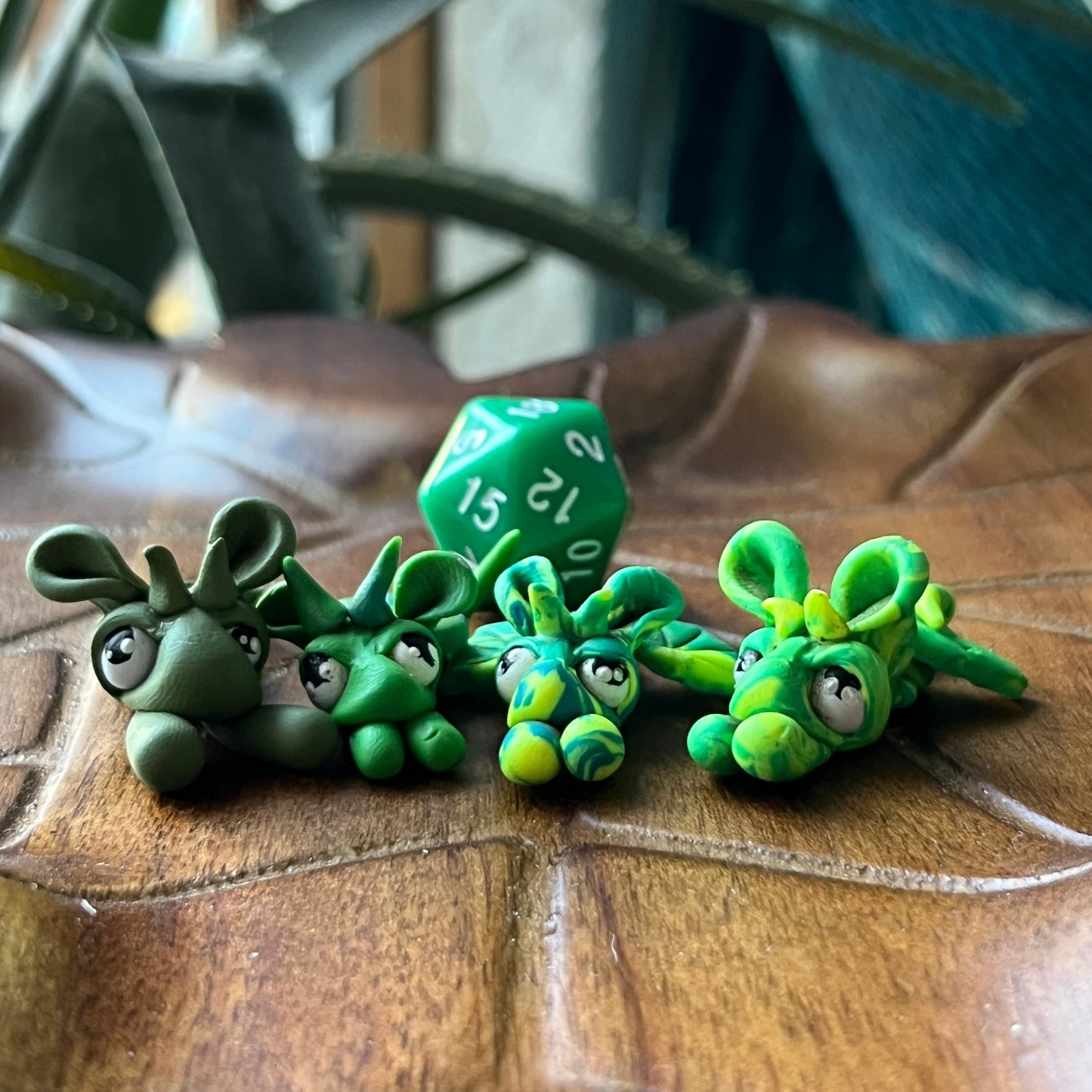 Baby Dice Dragon - Green