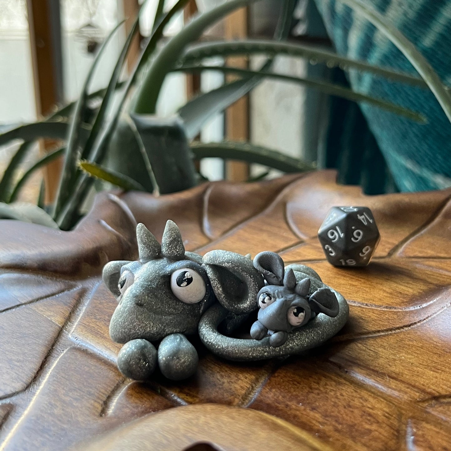 Baby Dice Dragon - Silver