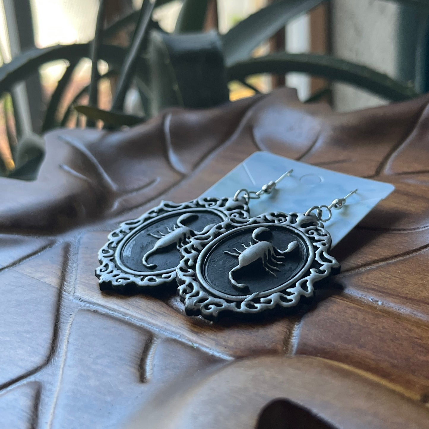 Scorpion Cameo Dangles