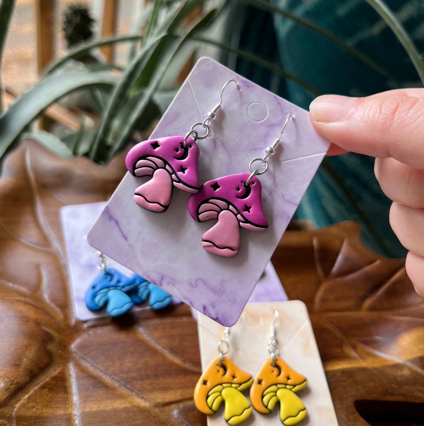 Celestial Mushroom Dangles