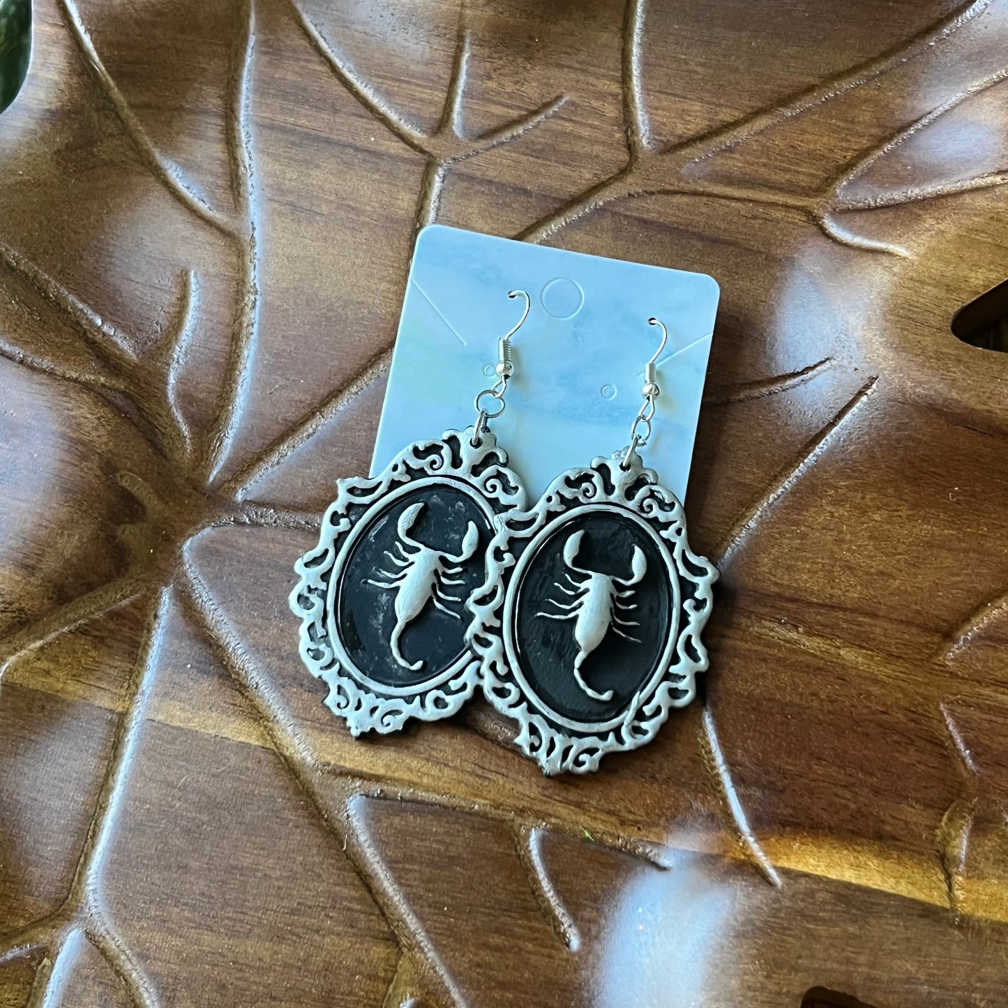 Scorpion Cameo Dangles