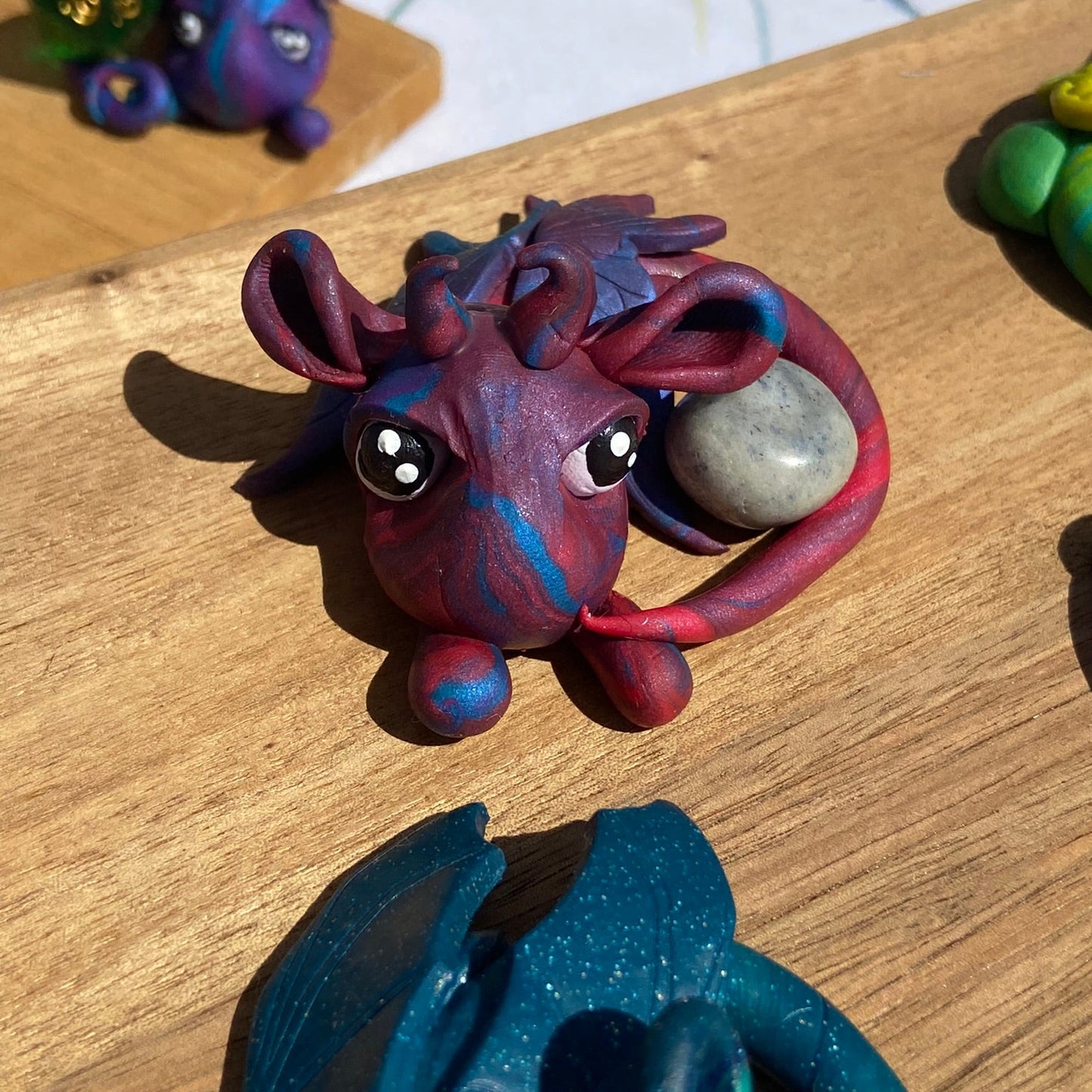 Handmade Dice Dragon - Purple