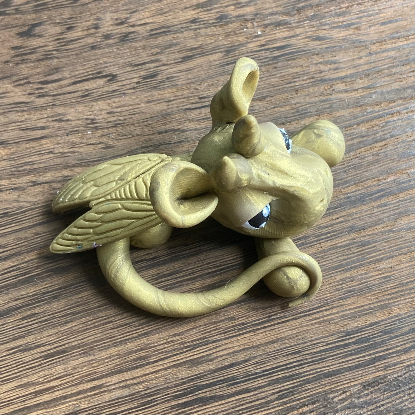 Handmade Dice Dragon - Yellow
