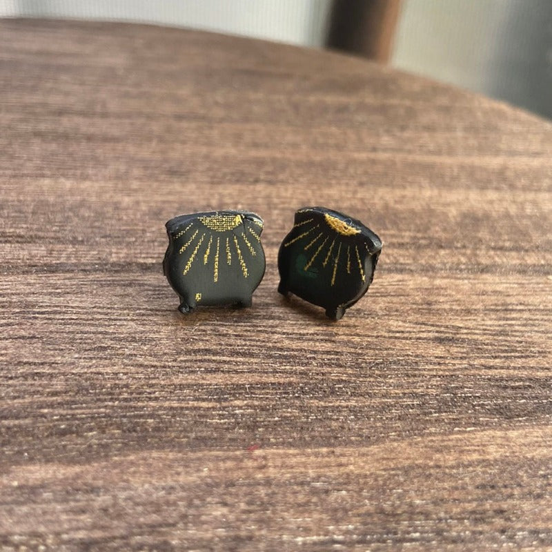 Tiny Cauldron Studs