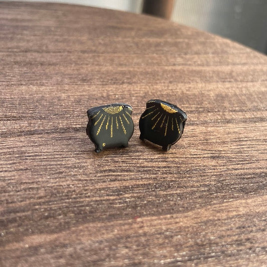 Tiny Cauldron Studs