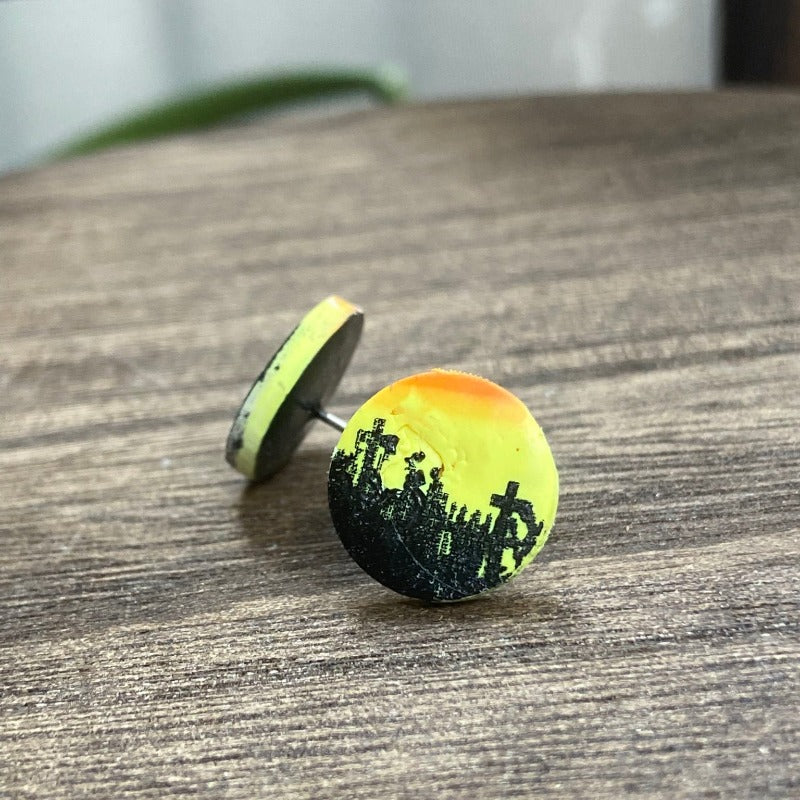 Graveyard Sunset Studs