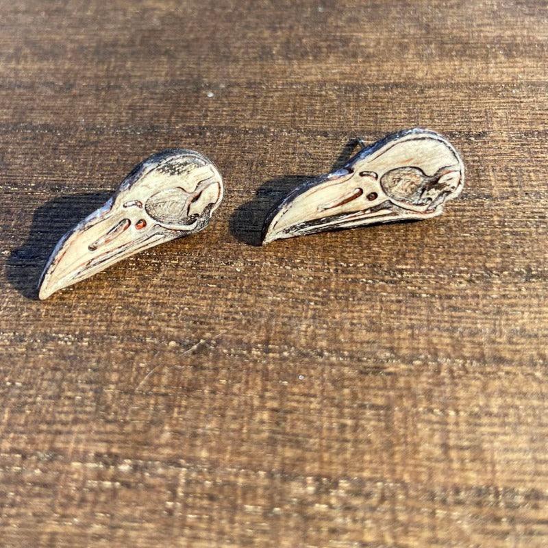 Bird Skull Studs