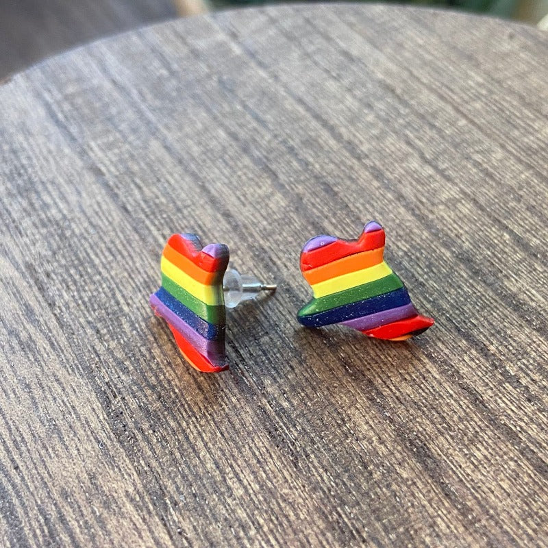 Rainbow Ghost Studs