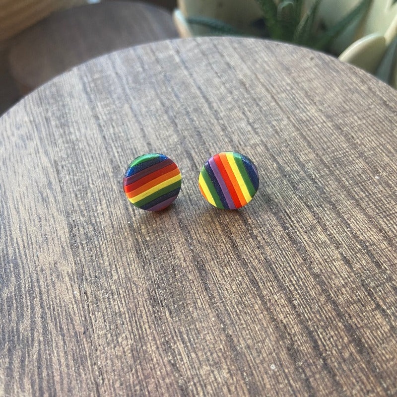 Large Rainbow Studs