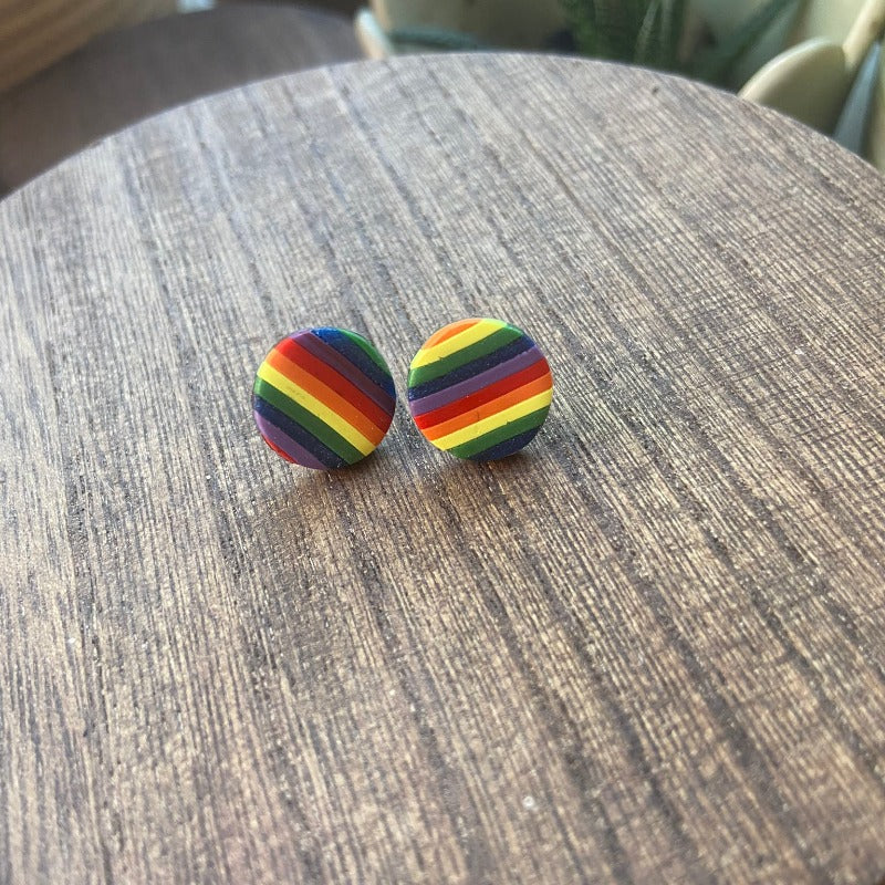 Large Rainbow Studs