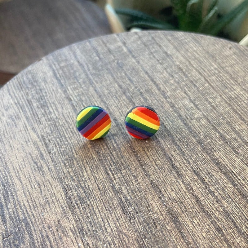 Small Rainbow Studs