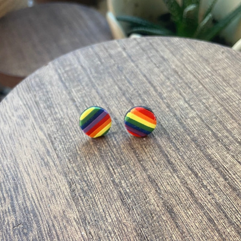 Small Rainbow Studs