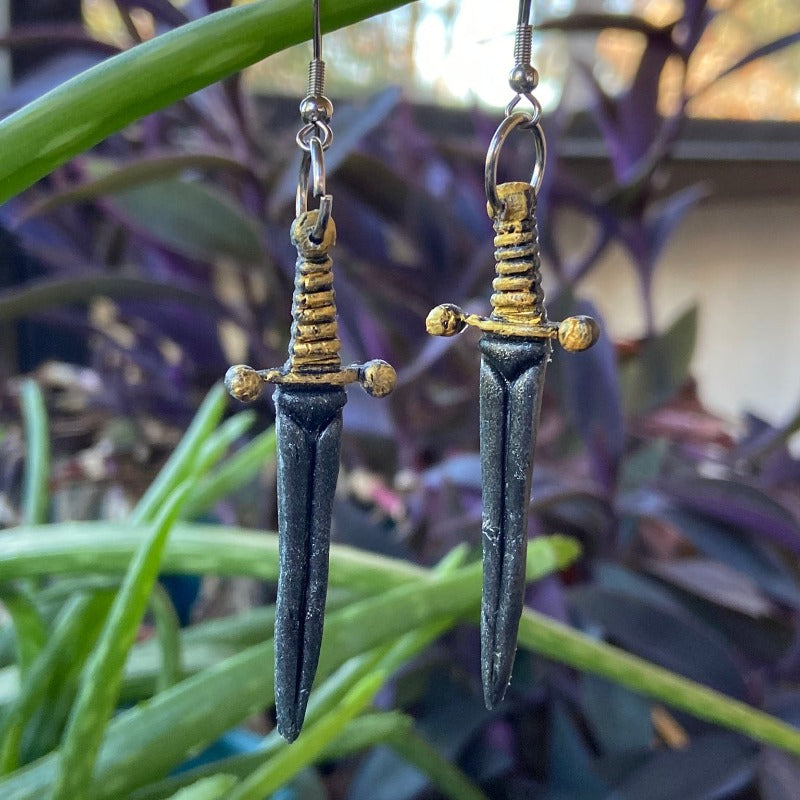 Sword Earrings