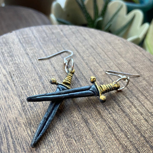 Sword Earrings