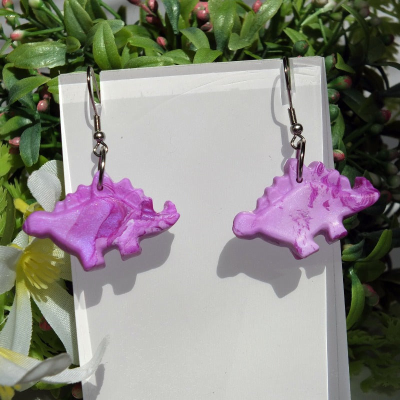 Stegosaurus Earrings