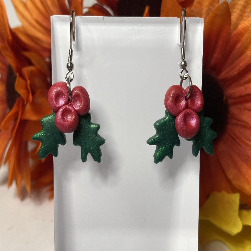 Mistletoe Dangle Earrings