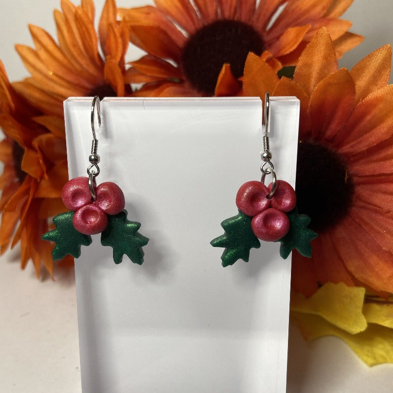 Mistletoe Dangle Earrings