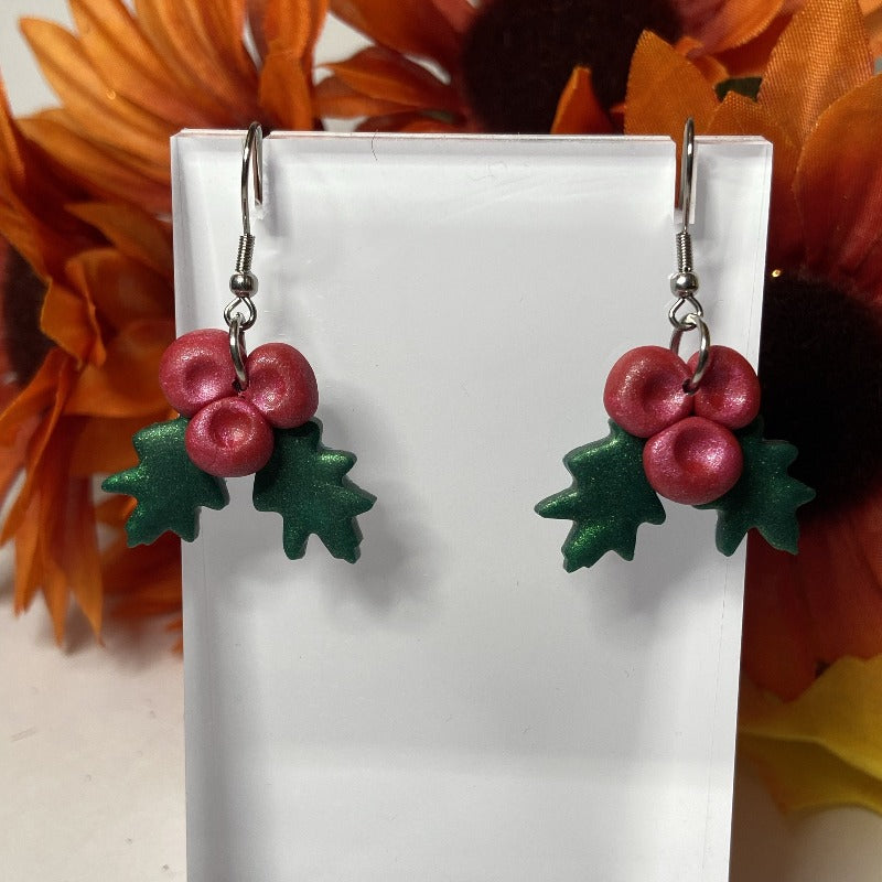 Mistletoe Dangle Earrings